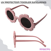 Kids Sunglasses Stylish and Compact Kids Eyewear for Summer (Dusky Rose)